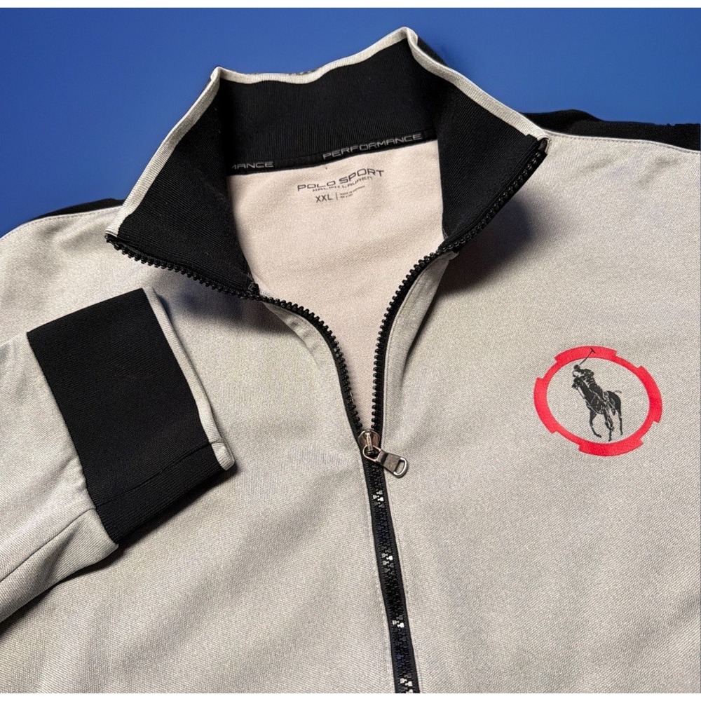 Polo Ralph Lauren Polo Sport Performance Logo Full Zip Track Jacket Men's Sz XXL